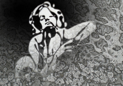 Angelehnter-Akt
